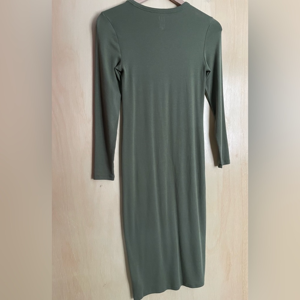 Gap modern dress midi length long sleeve XS Petite
